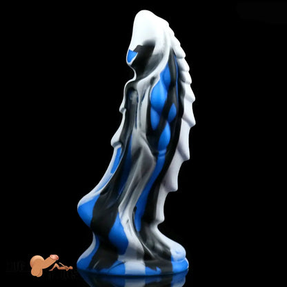 7.67in Silicone Soft Fantasy Dragon Dildo With Suction Cup Cock Toy