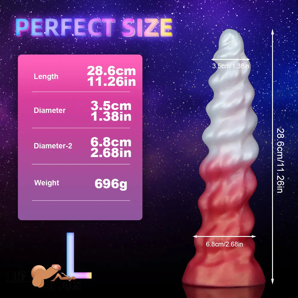 7.09in 9.05in 11.26in Silicone Fantasy Monster Soft Cock Dildo For Gay