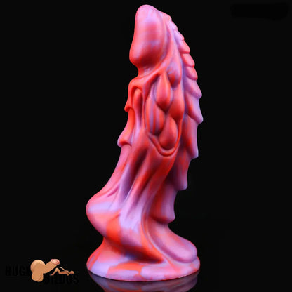 7.67in Silicone Soft Fantasy Dragon Dildo With Suction Cup Cock Toy