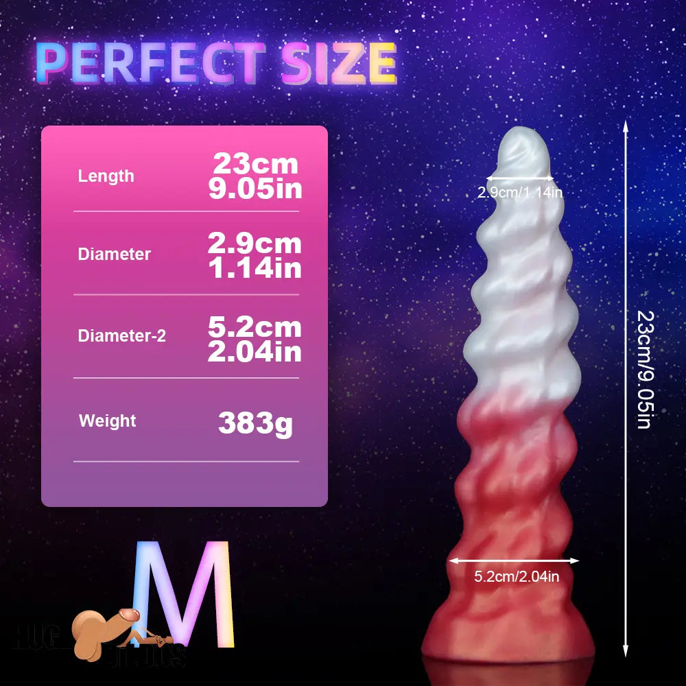 7.09in 9.05in 11.26in Silicone Fantasy Monster Soft Cock Dildo For Gay