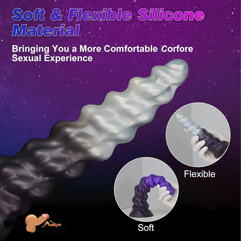 7.09in 9.05in 11.26in Silicone Fantasy Monster Soft Cock Dildo For Gay