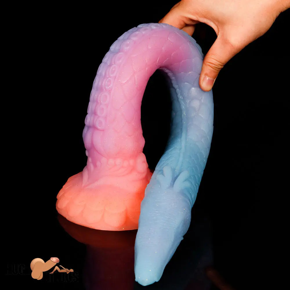 17.91in Super Big Long Silicone Soft Snake Dildo For Sex Orgasm Cock Toy