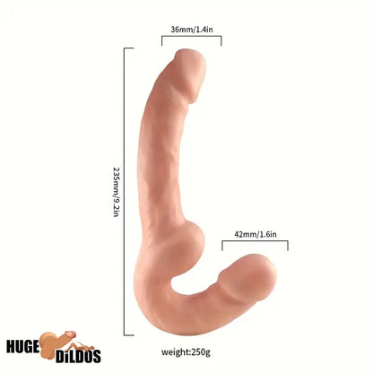 9.2in Double Ended Realistic Unisex For Dildo For Anal Clit Masturbator