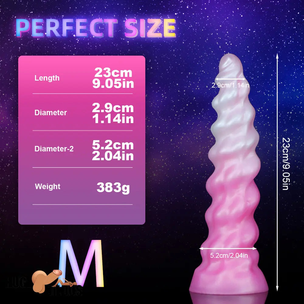 7.09in 9.05in 11.26in Silicone Fantasy Monster Soft Cock Dildo For Gay