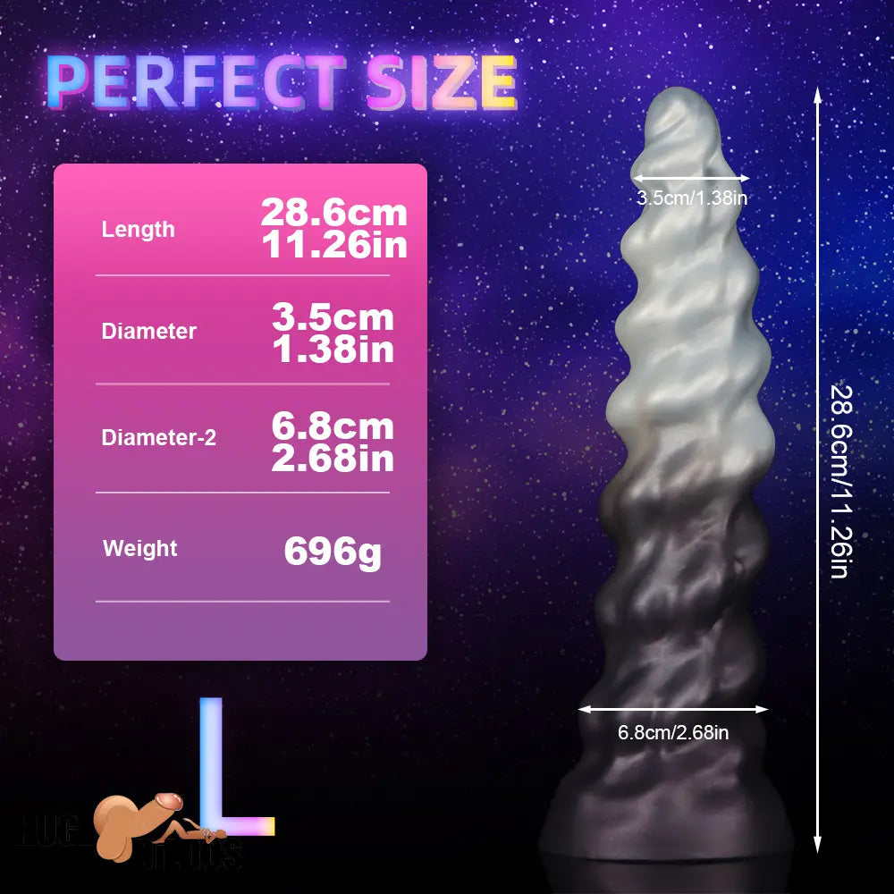 7.09in 9.05in 11.26in Silicone Fantasy Monster Soft Cock Dildo For Gay