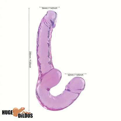 9.2in Double Ended Realistic Unisex For Dildo For Anal Clit Masturbator