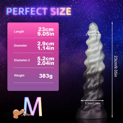 7.09in 9.05in 11.26in Silicone Fantasy Monster Soft Cock Dildo For Gay