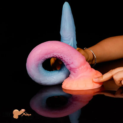 17.91in Super Big Long Silicone Soft Snake Dildo For Sex Orgasm Cock Toy