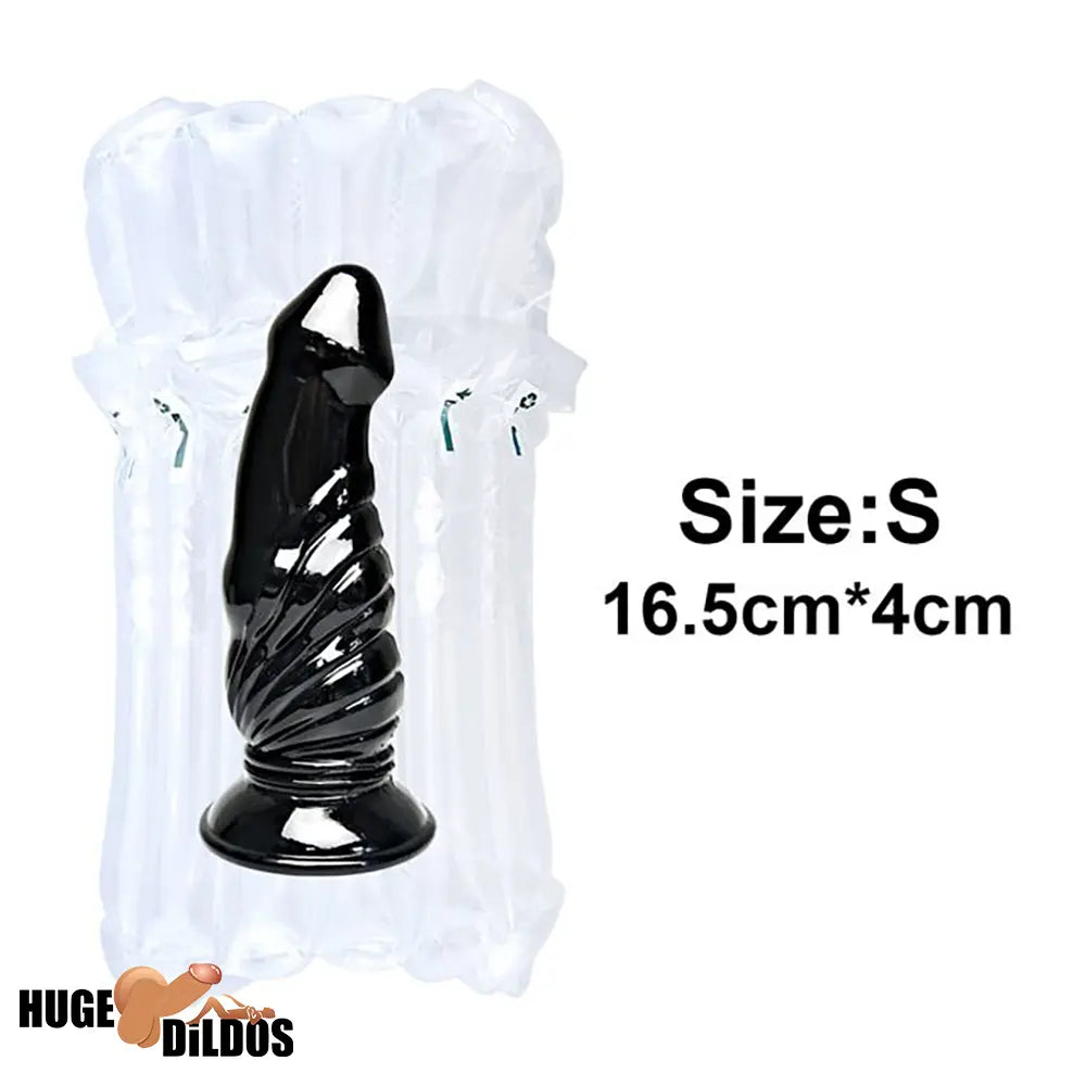 6.4in 8.4in Fantasy Big Black Dildo For Male Female Anal Vaginal Sex Toy