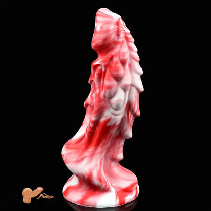 7.67in Silicone Soft Fantasy Dragon Dildo With Suction Cup Cock Toy