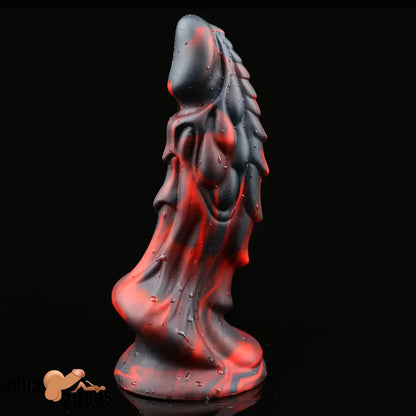 7.67in Silicone Soft Fantasy Dragon Dildo With Suction Cup Cock Toy