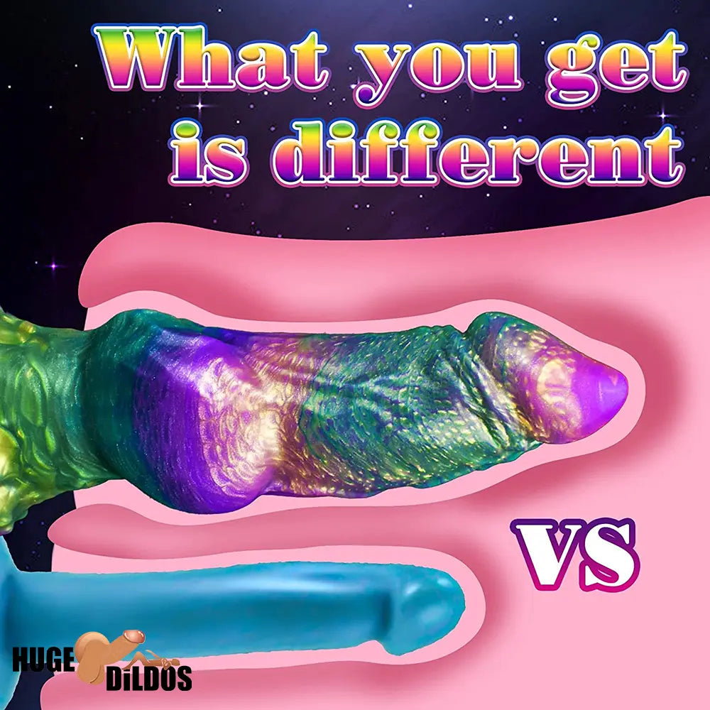 9.06in Silicone Soft Fantasy Big Wolf Knot Female Dildo With Suction Cup