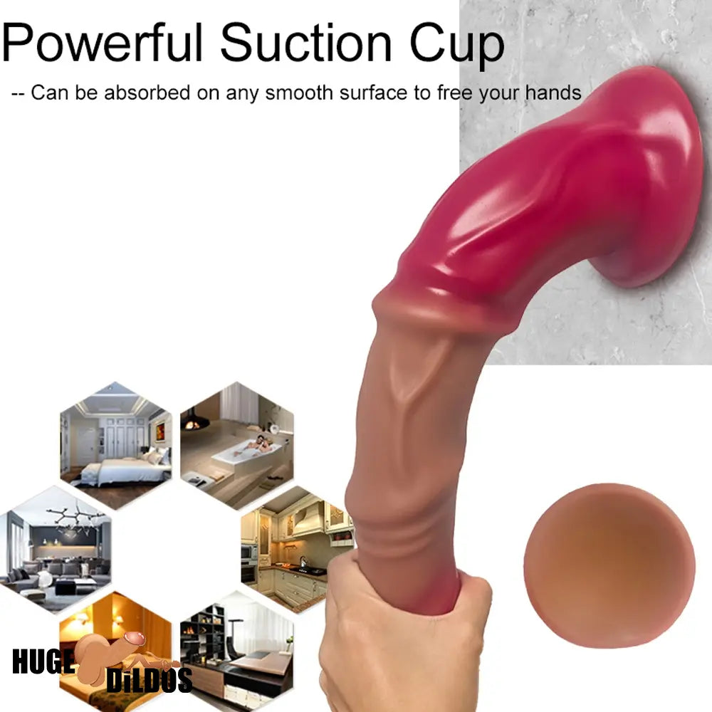 10.04in 11.81in 13.39in 14.57in Silicone Soft Huge Long Horse Oversized Dildo