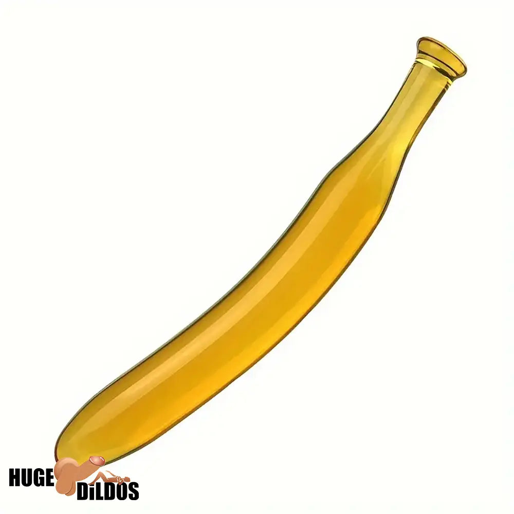 7.09in 7.48in 9.65in Glass Banana Dildo For For Men Women Adult Anal Toy