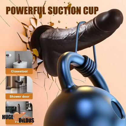 8.7in Soft Big Silicone Thrusting Rotating Heating Remote Electric Auto Dildo