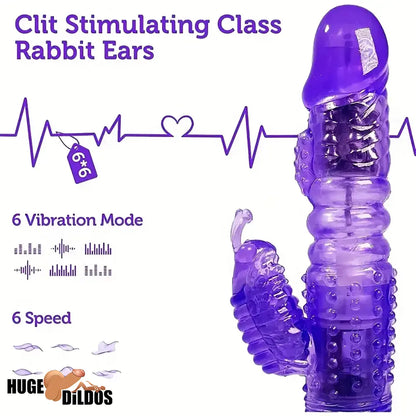 8.86in Silicone Soft Vibrating Rotation Dildo For G-spot Anal Stimulator