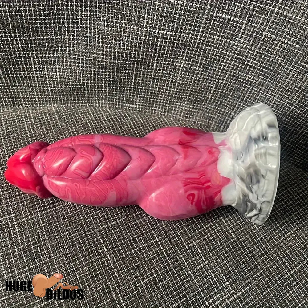 7.67in Fantasy Monster Silicone Soft Dildo For Prostate Sex With Big Knot