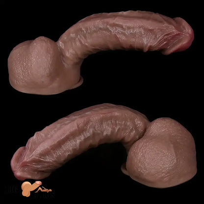 9.45in 11in 11.8in Lifelike Silicone Large Soft Real Skin Dildo With Suction Cup