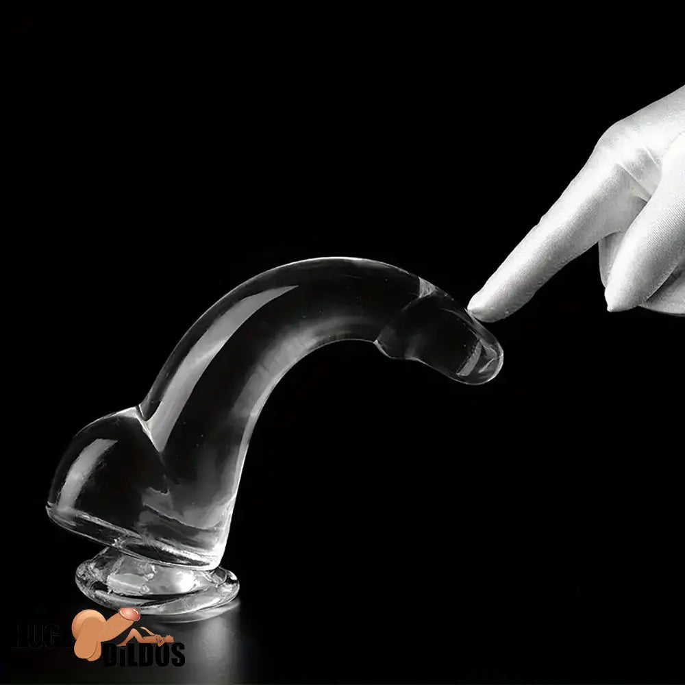 5.9in 7.08in 8.07in 9.64in 10.82in Crystal Clear Dildo For Women Orgasm