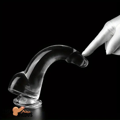 5.9in 7.08in 8.07in 9.64in 10.82in Crystal Clear Dildo For Women Orgasm