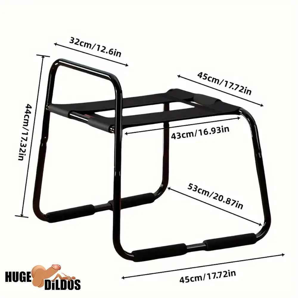 BDSM Enhancer Metal Sex Dildo Chair Weightless Bouncing Mount Stool