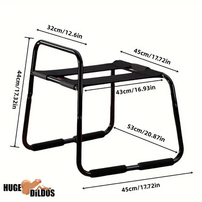BDSM Enhancer Metal Sex Dildo Chair Weightless Bouncing Mount Stool