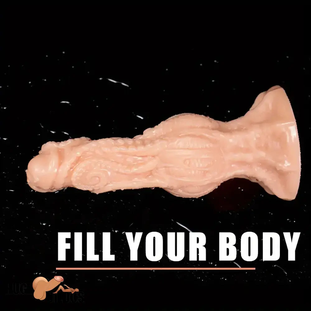 8.46in Monster Fantasy Big Dildo Sex Toy For Handheld Increased Stimulation