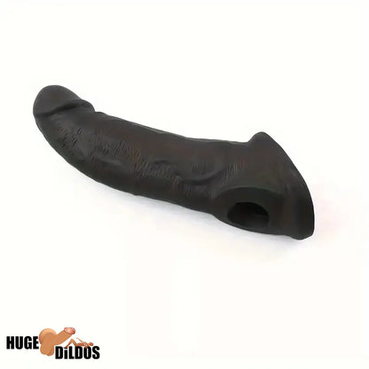 8.27in Lifelike Big Flexible Dildo Cock Sleeve For Penis Extension Sex Toy