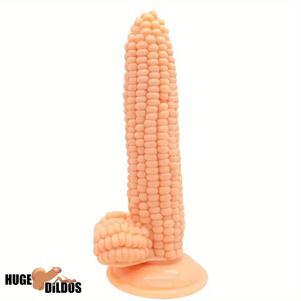 7.9in Real Vegetable Corn Body-Safe Dildo For Women Vaginal Sex Pleasure