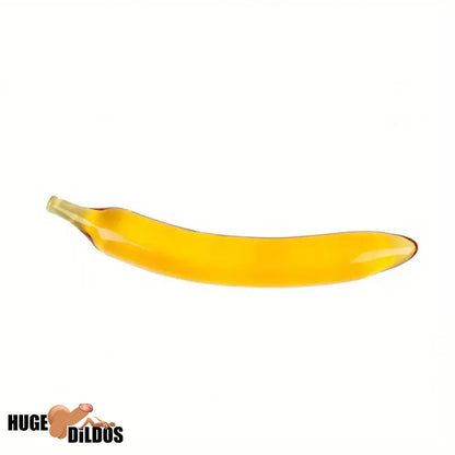 Multiple Lengths Cock Fruit Vegetable Crystal Clear Glass Anal Plug Dildo