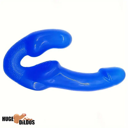 9.05in Dual Heads Strapless Strapon Dildo For Couples Lesbian Sex Orgasm
