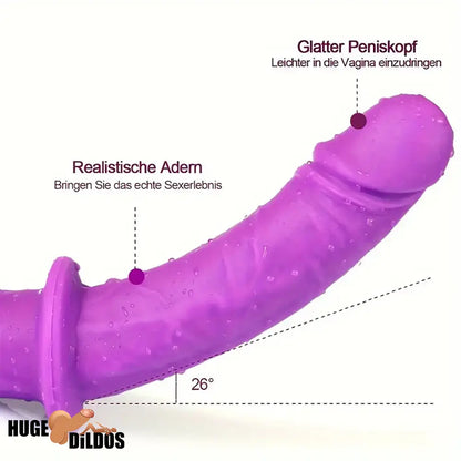 11.22in 12in Double-headed Big Dildo For Female Pleasure Adult Sex Love