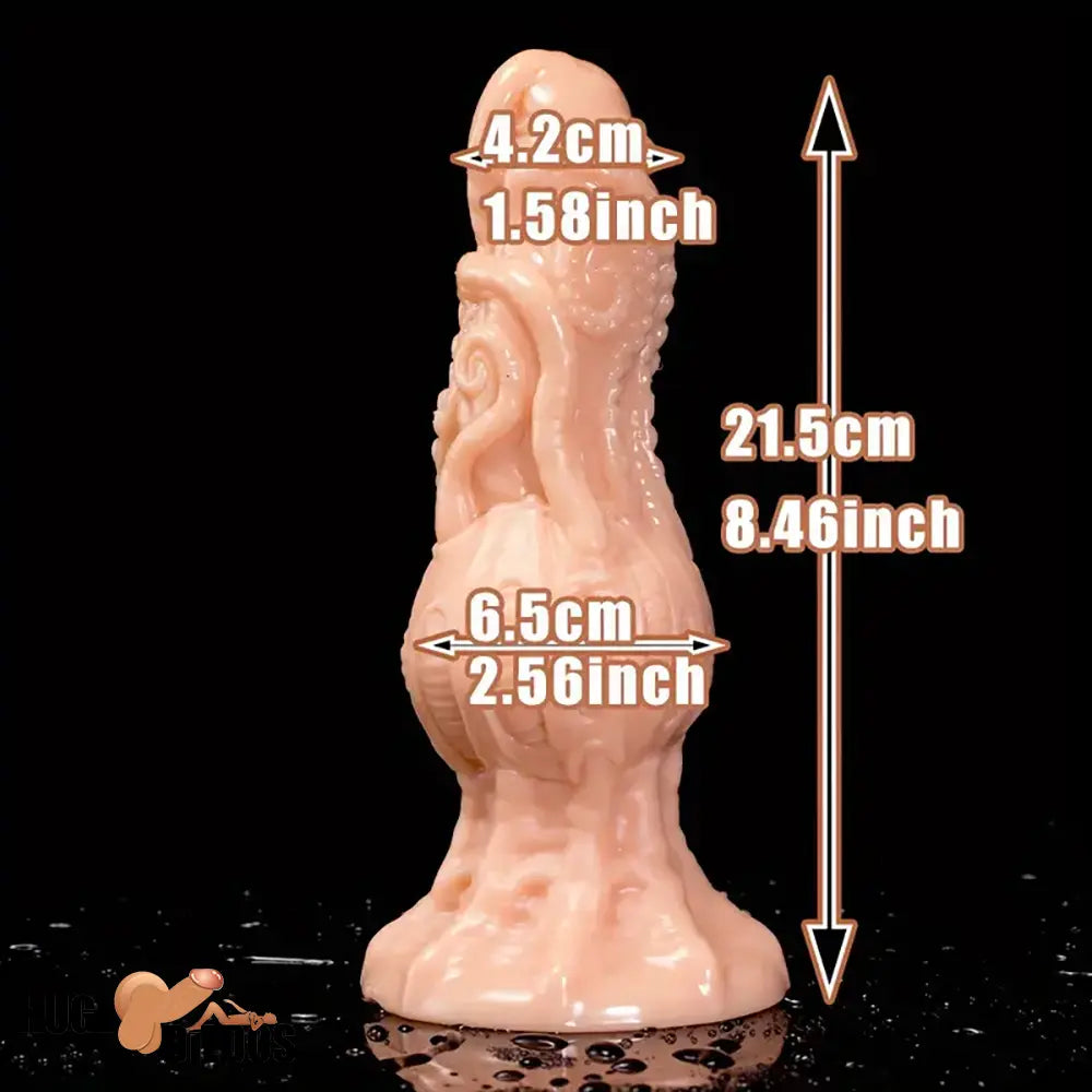 8.46in Monster Fantasy Big Dildo Sex Toy For Handheld Increased Stimulation