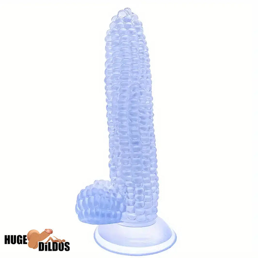 7.9in Real Vegetable Corn Body-Safe Dildo For Women Vaginal Sex Pleasure