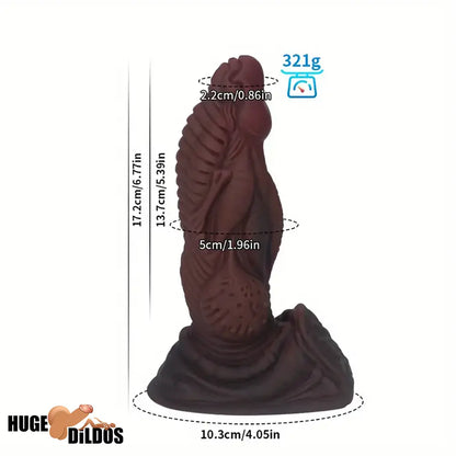 6.77in Fantasy Monster Knots Silicone Soft Dildo Sex Toy For Adults Love