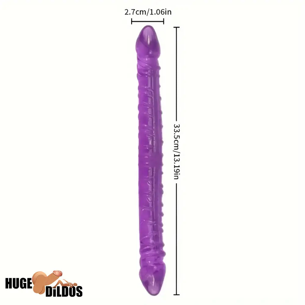 13.19in Dual Ended Long Big Dildo Body-Safe For Increased Stimulation
