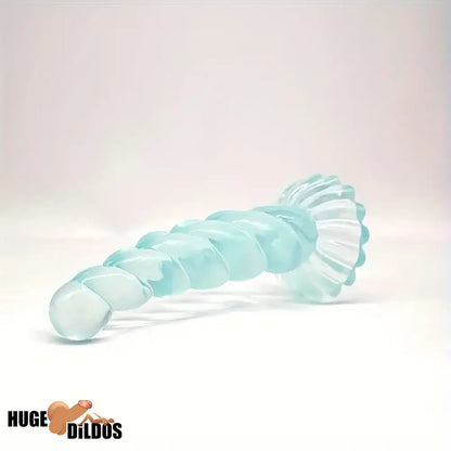 6.69in Real Fantasy Odd Twist Dildo For Women Vagina With Sucker Toy