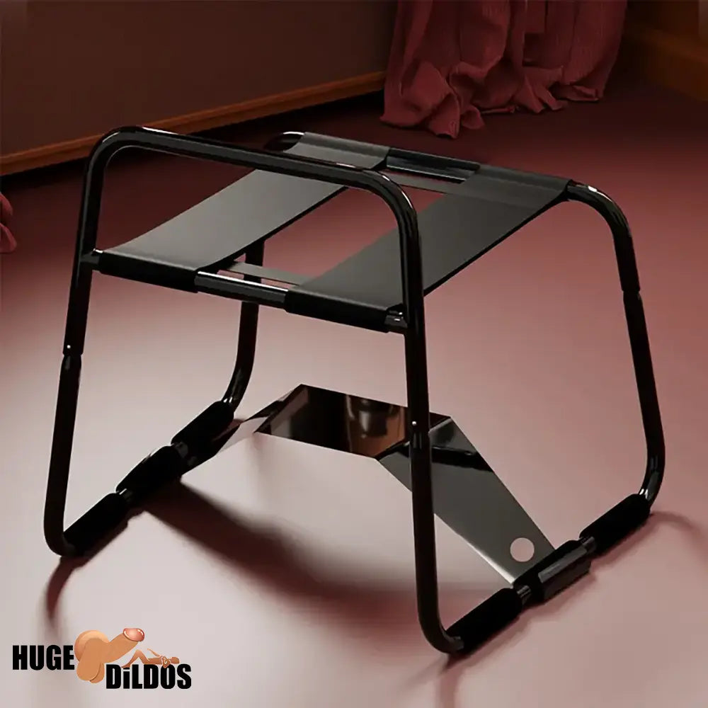 Enhancer Metal Dildo Chair With Dildo Base Bouncing Mount Sex Stool