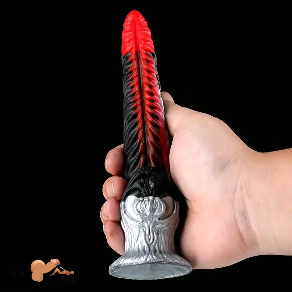 7.09in Silicone Flexible Monster Fantasy Dildo For Handheld Couples Lesbian