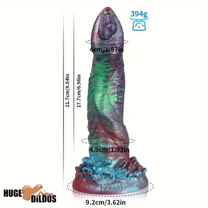 8.54in Fantasy Monster Big Dildo Sex Toy For Handheld Increased Stimulation