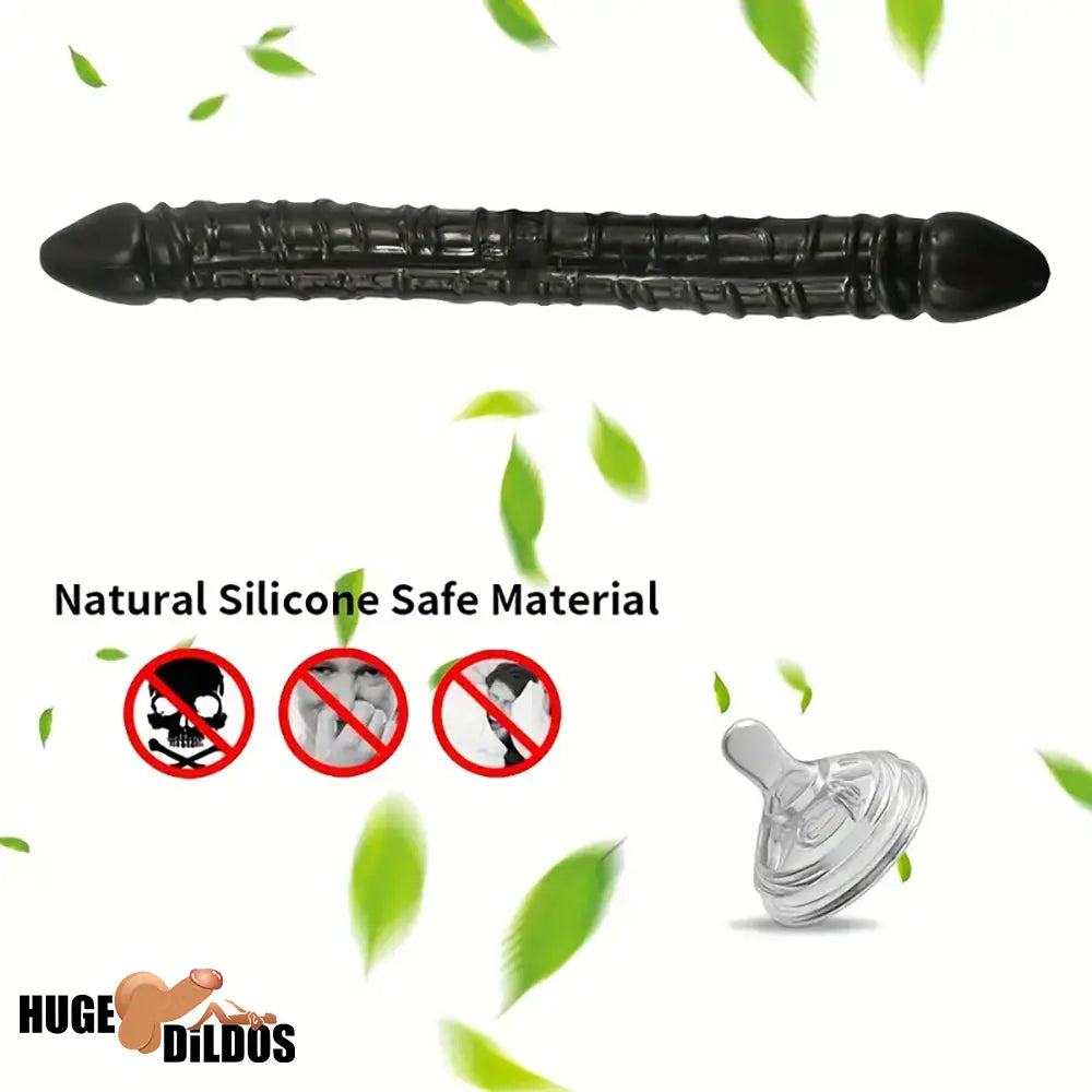 13.19in Dual Ended Long Big Dildo Body-Safe For Increased Stimulation