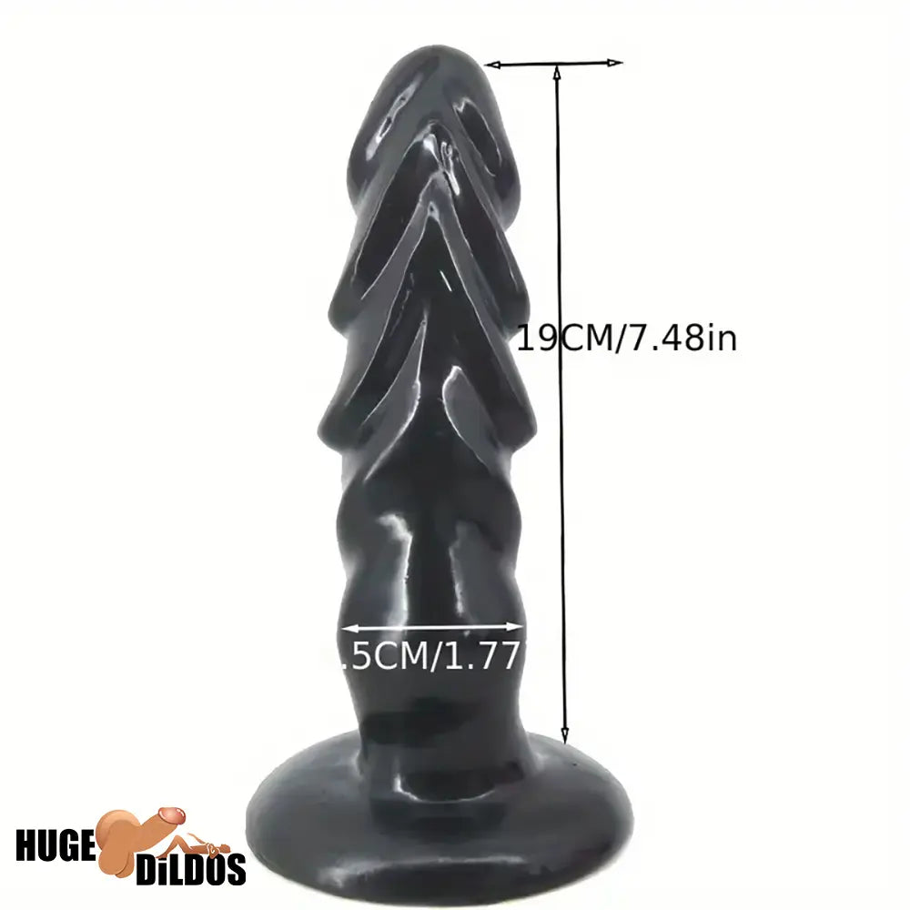 7.48in Realistic Odd Canine Skin Textured Dildo Body-Safe Adult Sex Toy