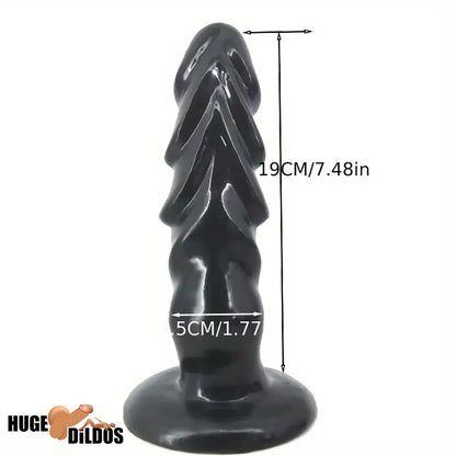 7.48in Realistic Odd Canine Skin Textured Dildo Body-Safe Adult Sex Toy