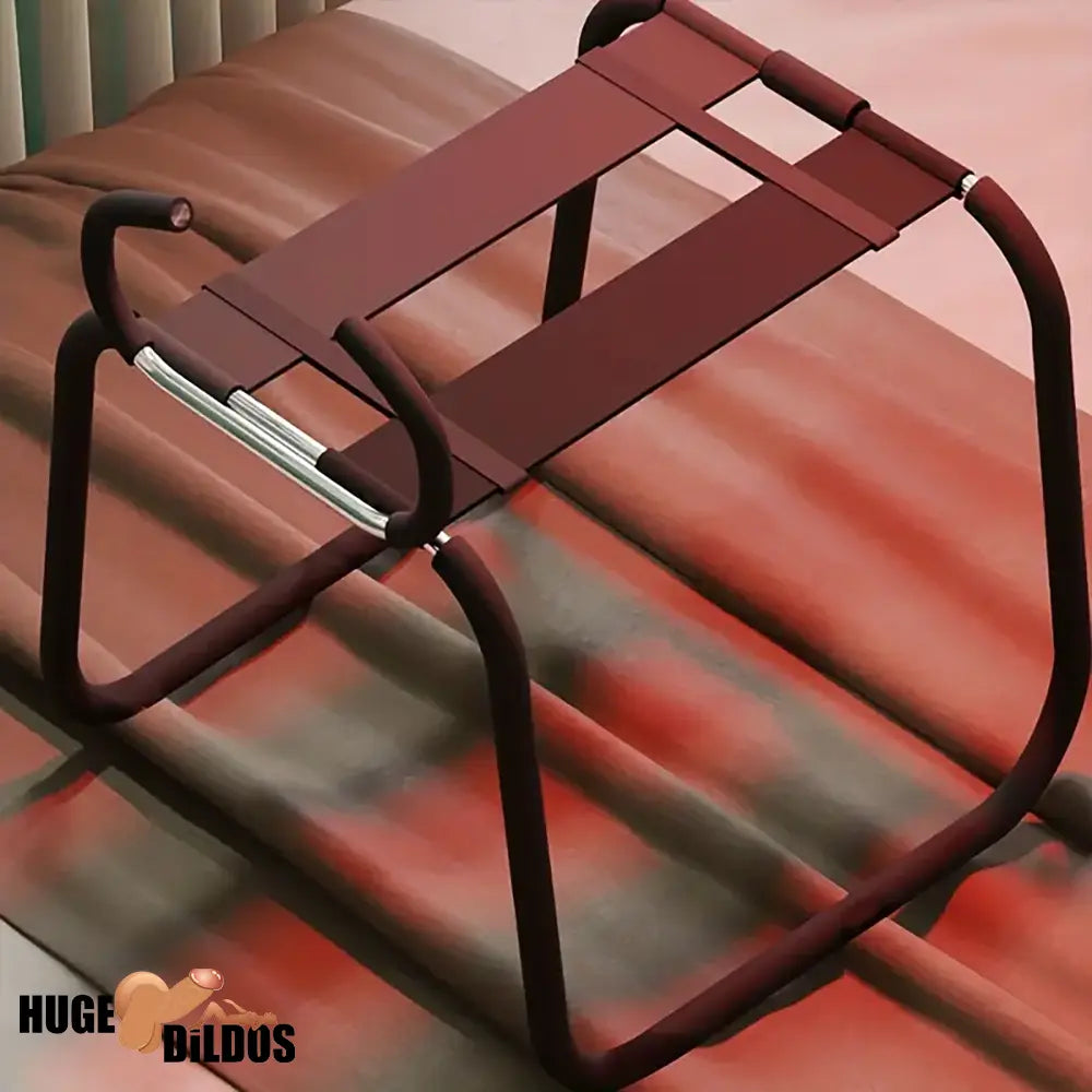 BDSM Metal Sex Dildo Chair With Armrest For Couple Flirting Sex Toy