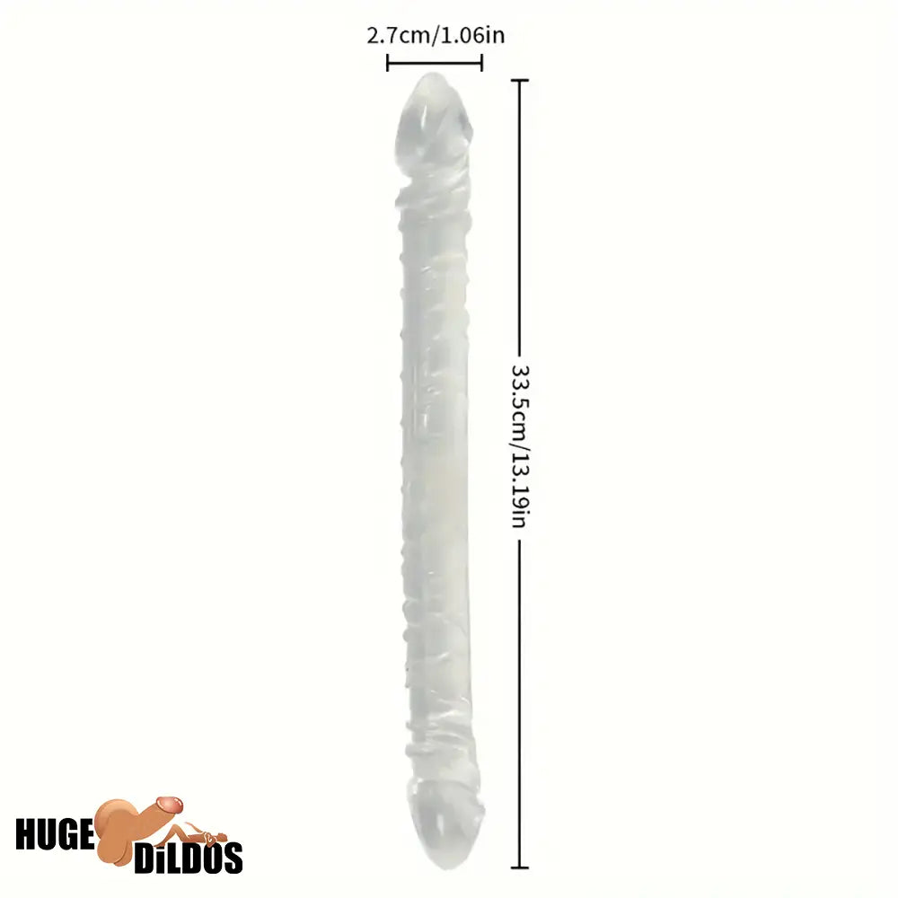 13.19in Dual Ended Long Big Dildo Body-Safe For Increased Stimulation