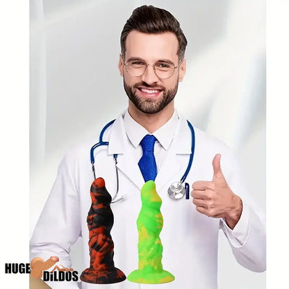 8.85in Monster Anal Silicone Fantasy Big Dildo For Women Vagina Adults