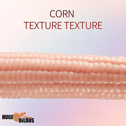 7.09in Real Vegetable Corn Body-Safe Dildo For Women Vagina With Sucker