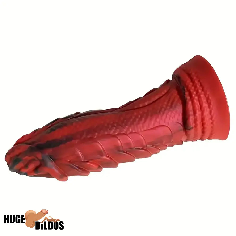 7.87in Silicone Flexible Snake Fantasy Handheld Dildo For Couples Lesbian