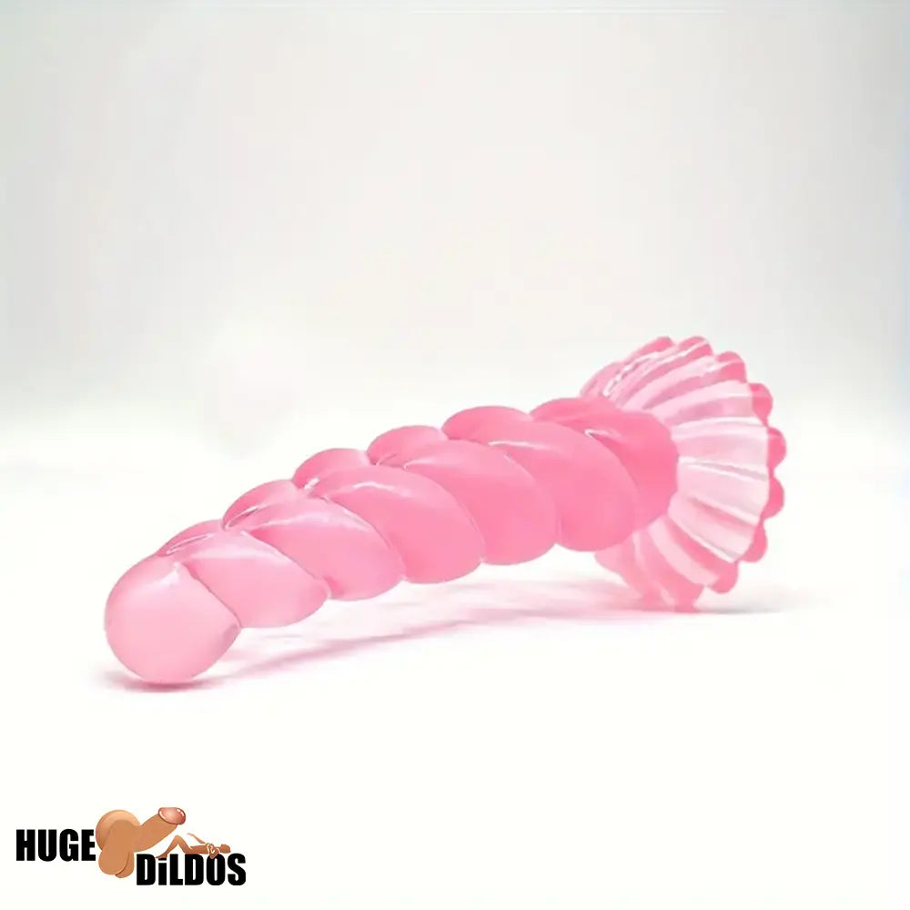 6.69in Real Fantasy Odd Twist Dildo For Women Vagina With Sucker Toy