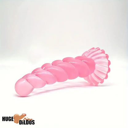 6.69in Real Fantasy Odd Twist Dildo For Women Vagina With Sucker Toy